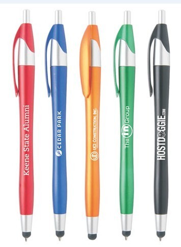 Popular Ballpoint Pen With Front Stylus