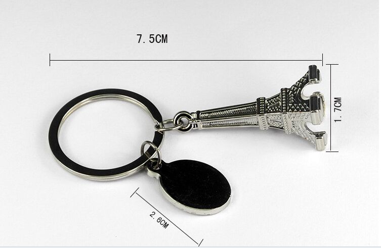 3D Zinc Alloy Key Holder, Car Metal Keychain