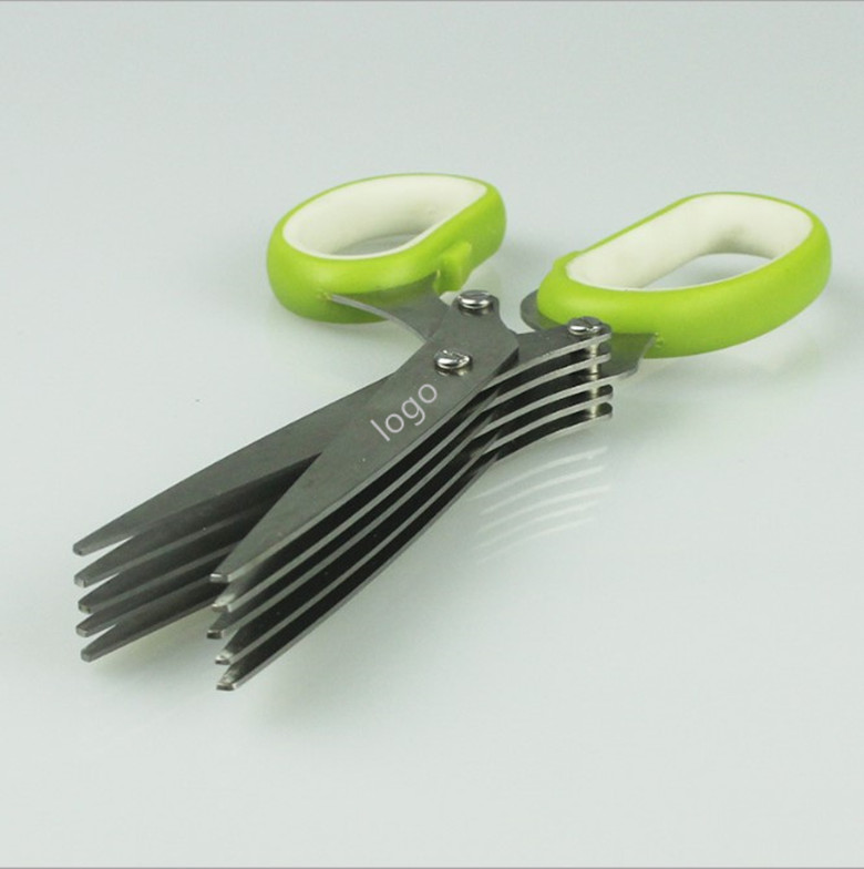 Multipurpose Kitchen Shear With 5 Blades And Cover With Cleaning Comb