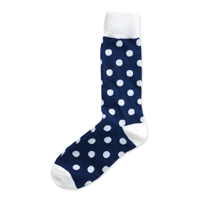 Morewin Brand Polka Dots Man Dress Socks