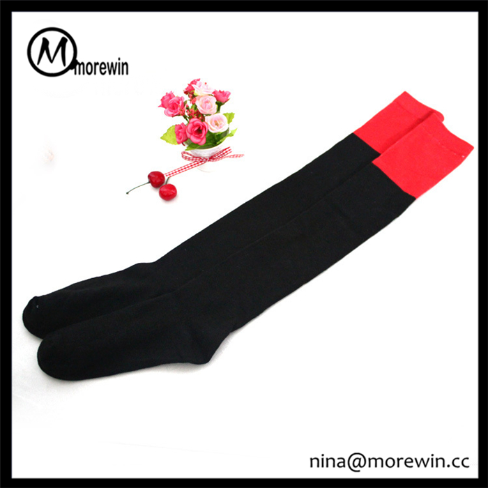 Morewin Brand 2 Colors Girls Cotton Knee High Socks