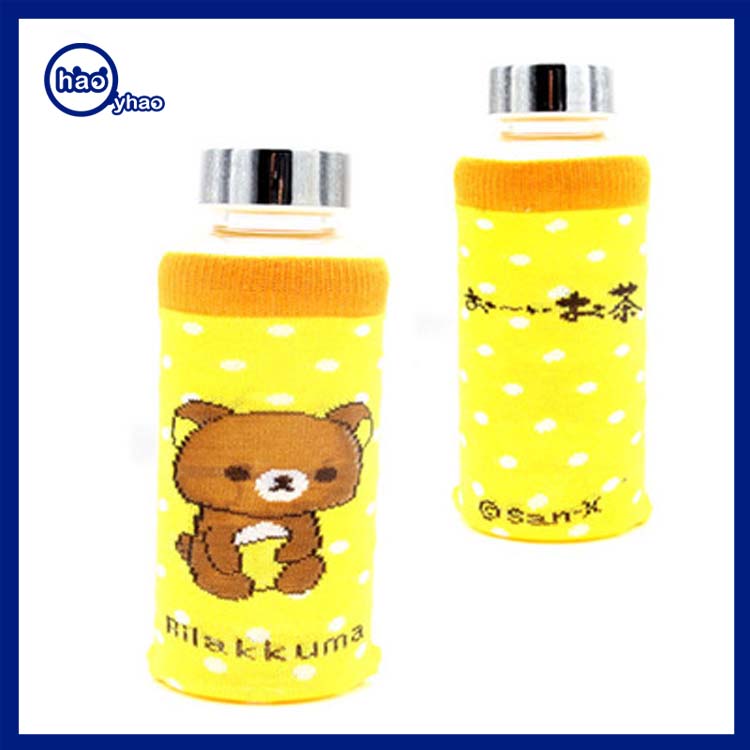 Bottle Cover Jacquard Knit Bottle Cooler Sleeve