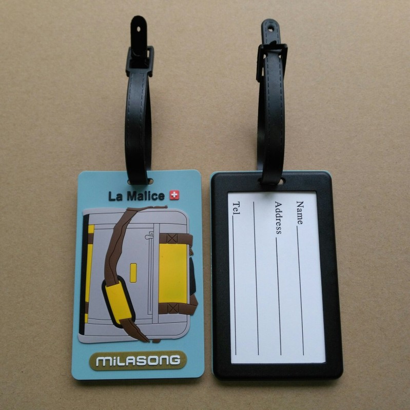 Soft Vinyl Luggage Tags