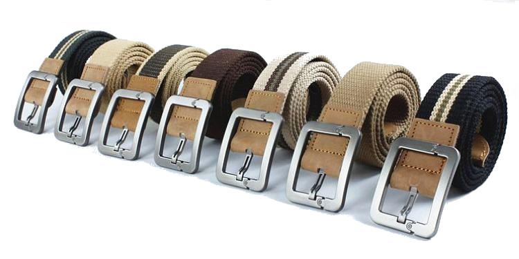 Men's Canvas Webbing Belt