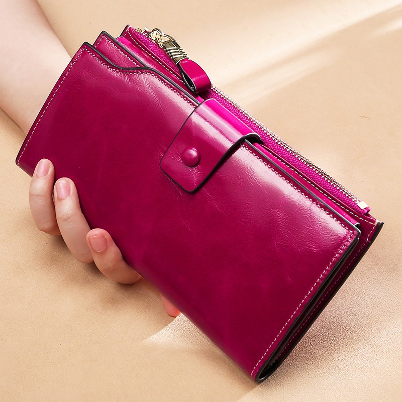 Handmade Leather Wallets Womens Clutch - RFID Wallet Women – Rustico