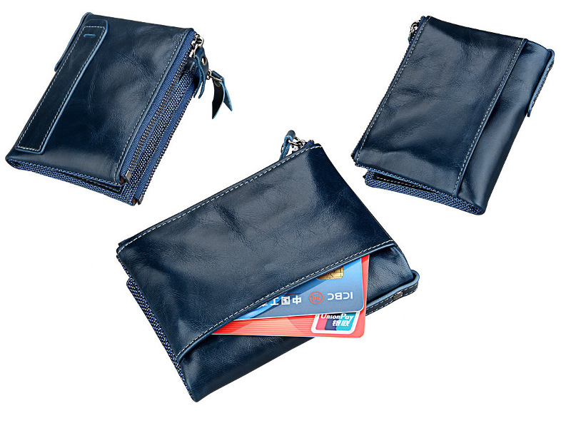 Bifold Genuine Leather Wallet (RFID Blocking)