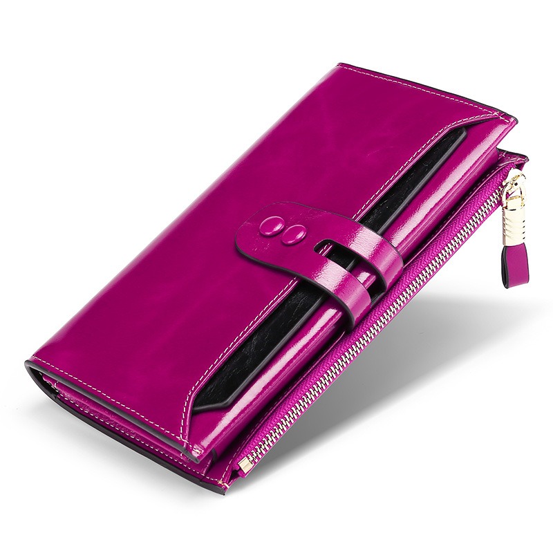 RFID Genuine Leather Wallet, Detachable Card Holder, Wholesale