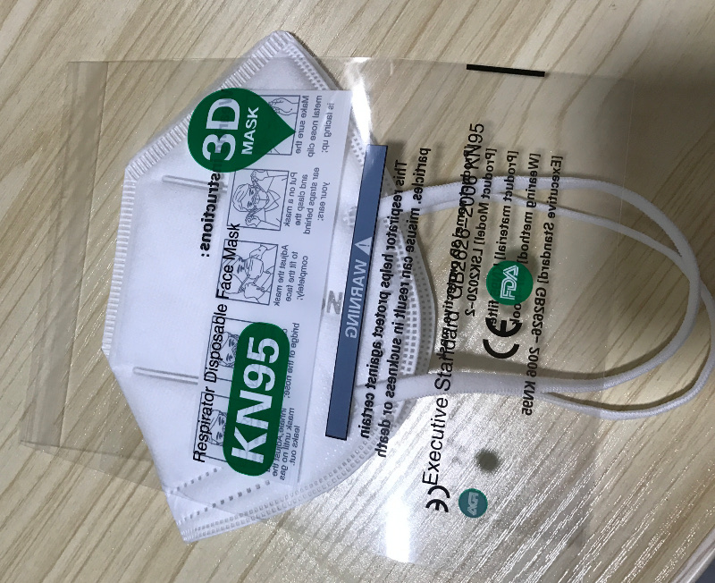 3D Foldable KN95 Face Mask