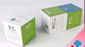 Calendar Cube  wholesale, custom logo printed