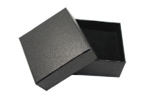 Custom Jewelry Packaging Box With Black Velvet Pad Insert  wholesale, custom logo printed