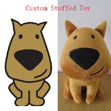 Plush Animal, Stuffed Toy, Stuffed Dog wholesale, custom logo printed