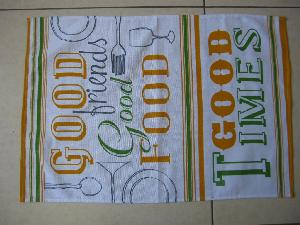 100% Cotton Tea Towel wholesale, custom logo printed