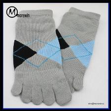 Morewin Five toe ankle socks for man wholesale, custom printed logo