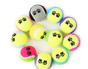 Promo Pet Chew Toy Tennis Ball wholesale, custom printed logo