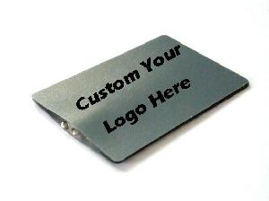 Credit Card Lamp Key Ring 3 3/8" x 2 1/8" x 1/4 wholesale, custom logo printed