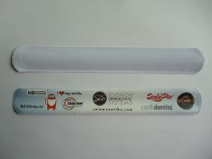 Slap bracelet wholesale, custom logo printed