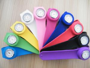 Silicone slap watch wholesale, custom printed logo