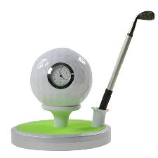 Mini Bluetooth Speaker With Clock And Golf Pen wholesale, custom printed logo