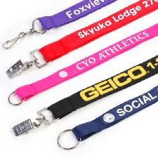 Lanyard with split ring wholesale, custom logo printed