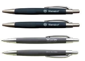 Plastic Click-Action Ball Point Pen wholesale, custom logo printed