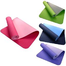 72" x 24" x 1/4" TPE Yoga Deluxe Mat wholesale, custom logo printed