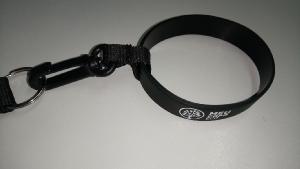 Polyester lanyard with clamp attachment wholesale, custom logo printed