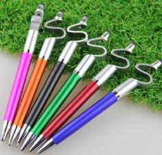 Cell Phone Holder Capacitor Ballpoint Pen wholesale, custom printed logo