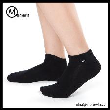 Morewin custom bamboo ankle socks for women wholesale, custom printed logo