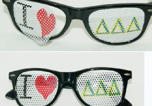 Stickers Logo Lenses Glasses wholesale, custom printed logo