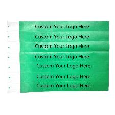 Tyvek  Wristbands wholesale, custom logo printed