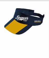 Adjustable Coil Sun Visor Cap wholesale, custom logo printed