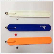 Silicone Slap Bracelet  with touchscreen pen wholesale, custom logo printed