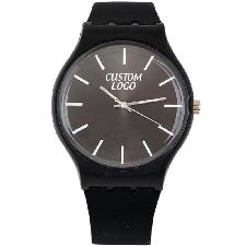 Custom Unisex Ultra-thin Silicone Watch wholesale, custom logo printed