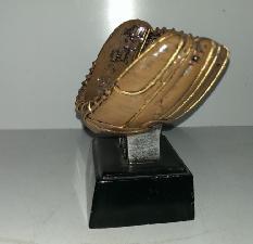 Polyresin Baseball Glove Trophy wholesale, custom logo printed