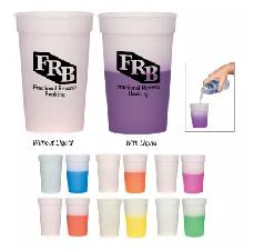 Color Changing Stadium Cup wholesale, custom printed logo