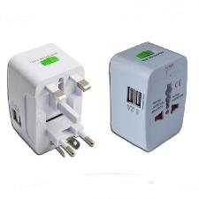 Travel Adapter With USB wholesale, custom printed logo