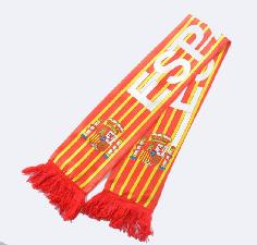 Sports fan scarf for supporting favourite stars wholesale, custom printed logo