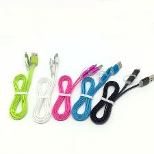 2 in 1 USB data cable wholesale, custom logo printed