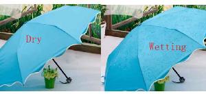 Changeble Umbrella, Print appears when wetting wholesale, custom printed logo