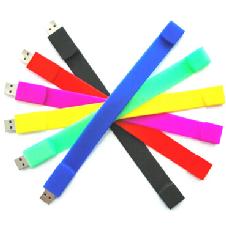 16GB Silicone Bracelet USB Flash Drive wholesale, custom printed logo