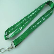 Polyester lanyard with clamp attachment wholesale, custom logo printed