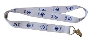 3/4" Polyester Lanyard With Bulldog Clip wholesale, custom printed logo