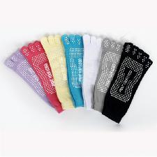 Cotton Floor Yoga Pilates Toe Socks With Grips wholesale, custom printed logo