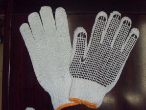 Custom Work Cotton Gloves With PVC Dot wholesale, custom logo printed