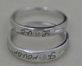 Authentic Sterling Silver Ring wholesale, custom logo printed