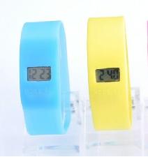 Wide band silicone watch wholesale, custom logo printed