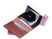 Genuine Leather RFID Double Card Holder Wallet