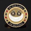 Metal Poker Card Protector Coin