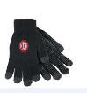 Yhao Customized Printing Logo Acrylic 5 Fingers Touch Gloves With Antisl